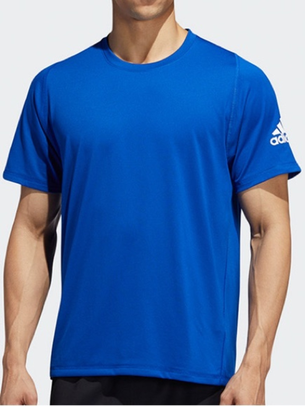 Adidas Freelift Men’s T-Shirt Medium Blue Climalite Athletic Training Tee Size M